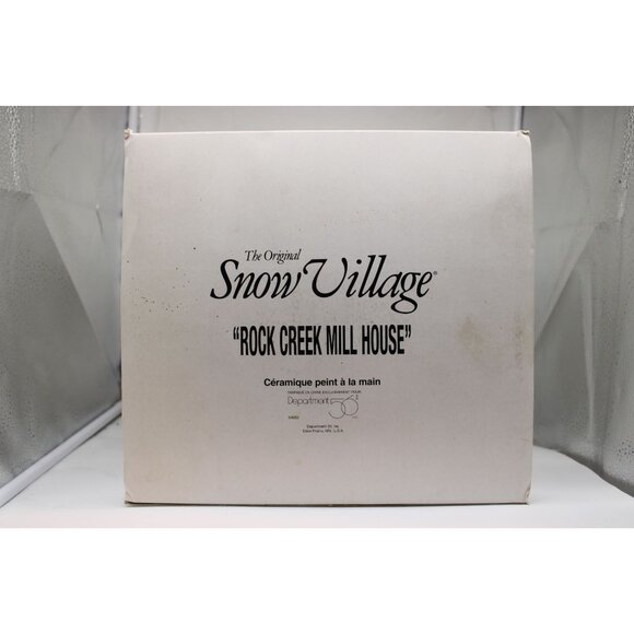 Dept 56 Snow Village - Rock Creek Millhouse